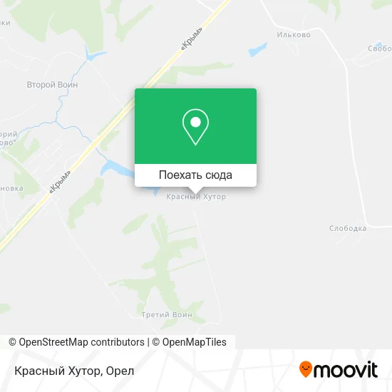 Карта Красный Хутор