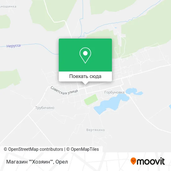 Карта Магазин ""Хозяин""