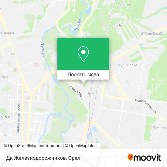 Карта Дк Железнодорожников