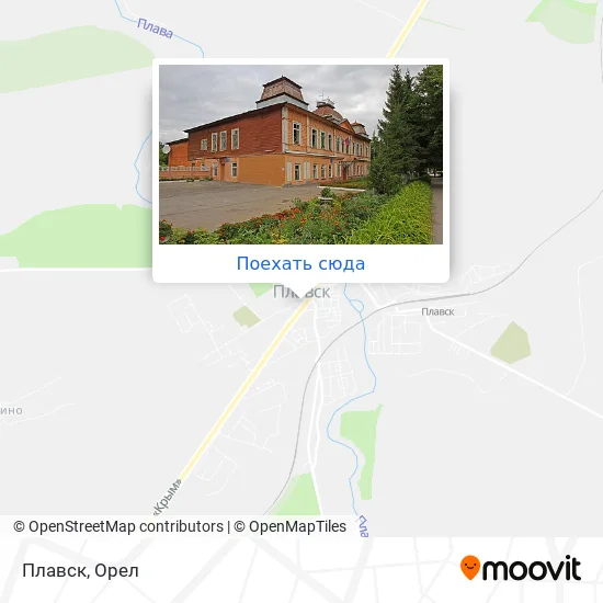 Карта Плавск