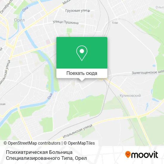 Карта Психиатрическая Больница Специализированного Типа