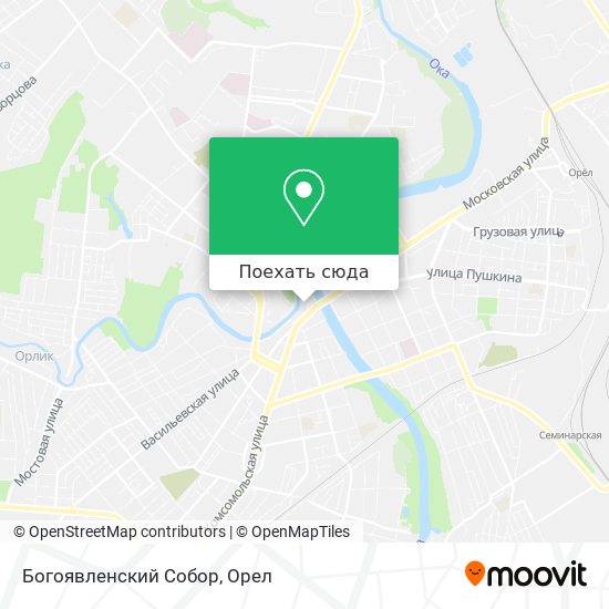 Карта Богоявленский Собор
