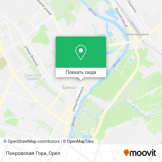 Карта Покровская Гора