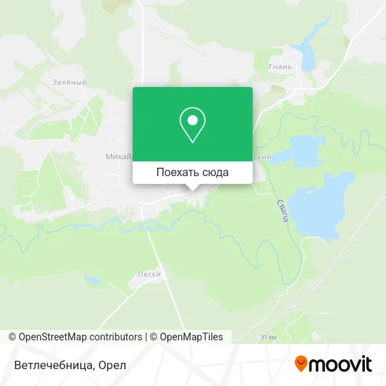 Карта Ветлечебница