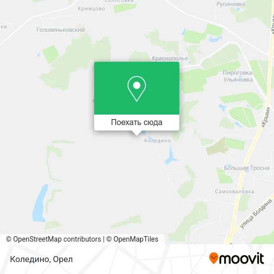 Карта Коледино