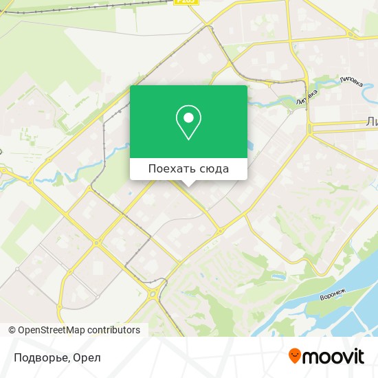 Карта Подворье