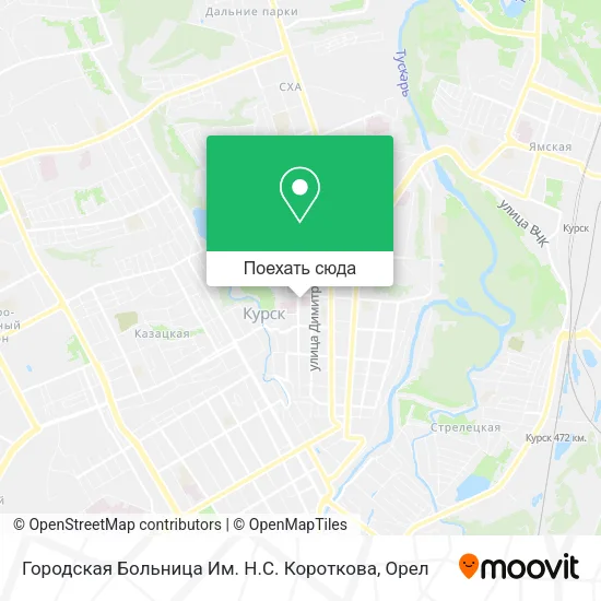 Карта Городская Больница Им. Н.С. Короткова