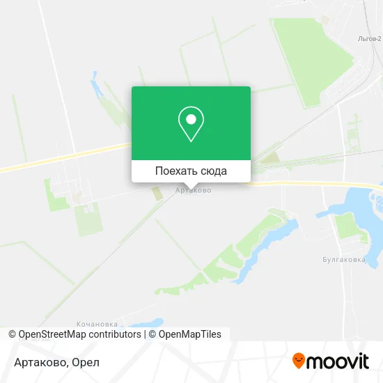 Карта Артаково