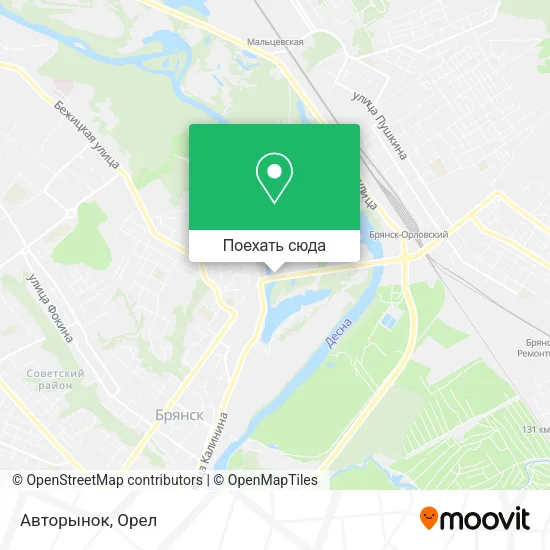 Карта Авторынок