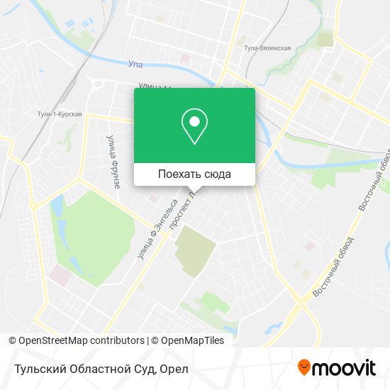 Карта Тульский Областной Суд