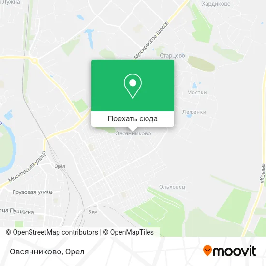 Карта Овсянниково