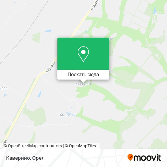 Карта Каверино