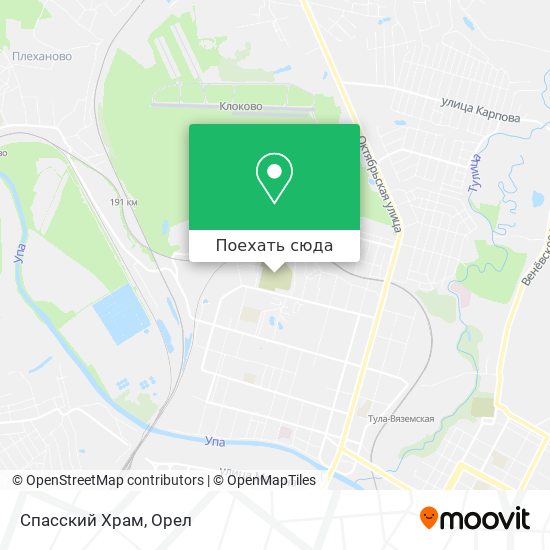 Карта Спасский Храм