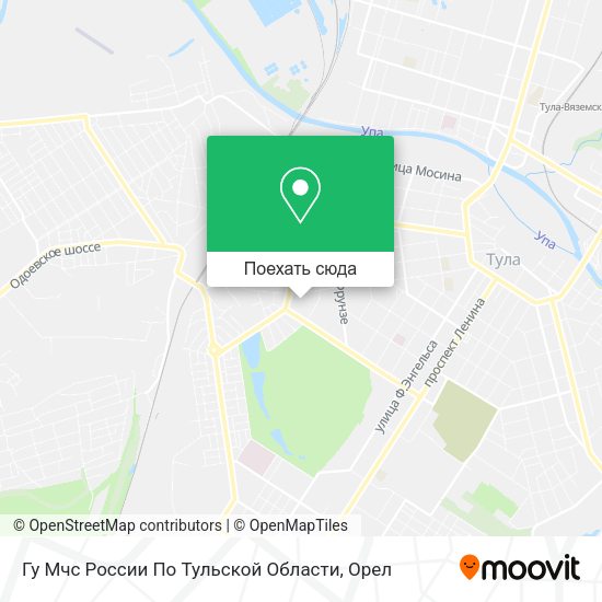 Карта Гу Мчс России По Тульской Области
