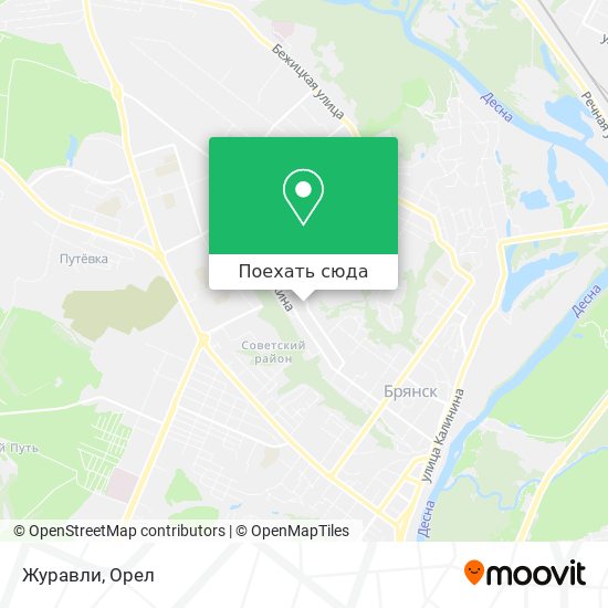 Карта Журавли