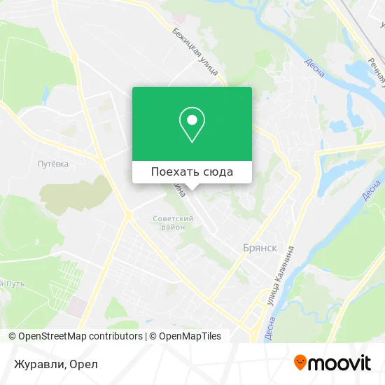 Карта Журавли