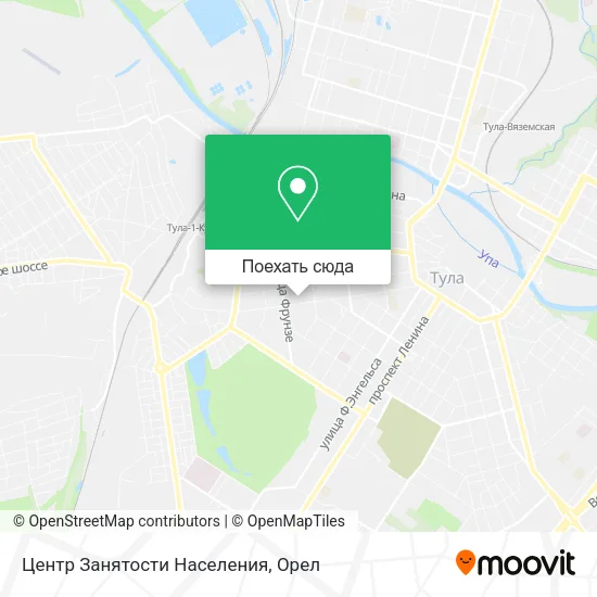 Карта Центр Занятости Населения
