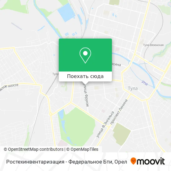 Карта Ростехинвентаризация - Федеральное Бти