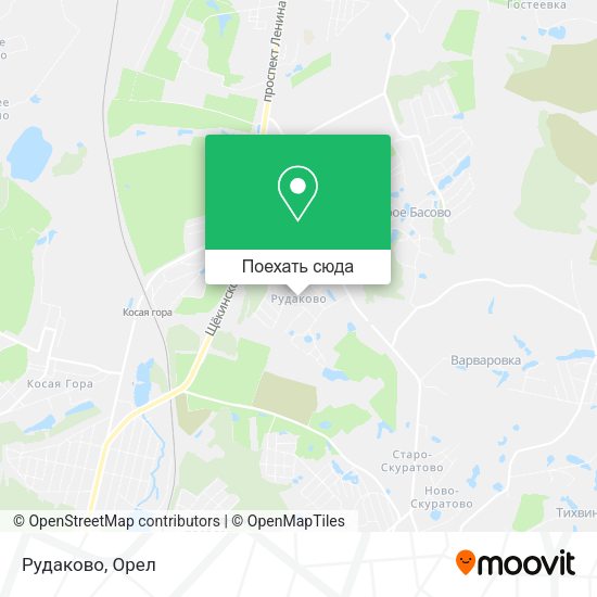 Карта Рудаково