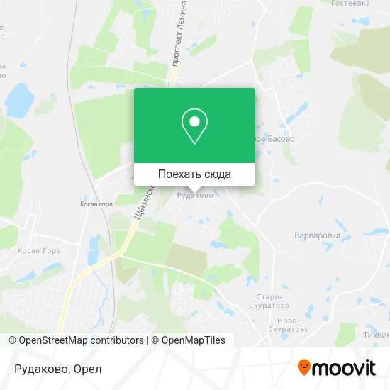 Карта Рудаково