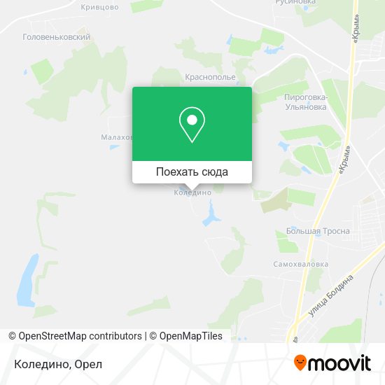 Карта Коледино