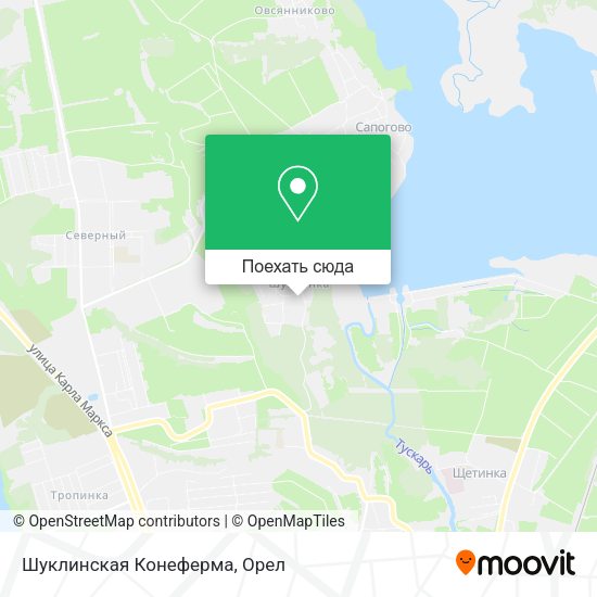 Карта Шуклинская Конеферма
