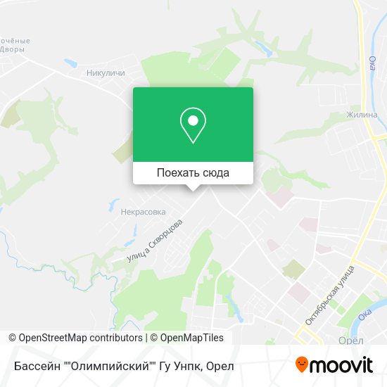 Карта Бассейн ""Олимпийский"" Гу Унпк