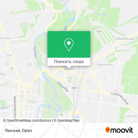 Карта Ямская