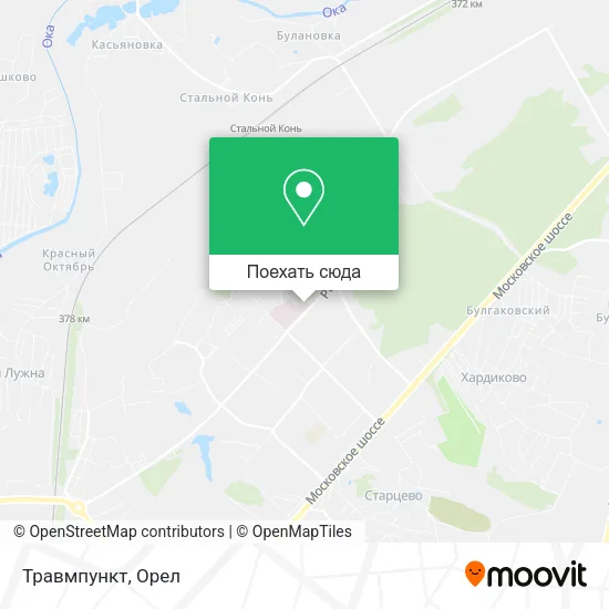 Карта Травмпункт