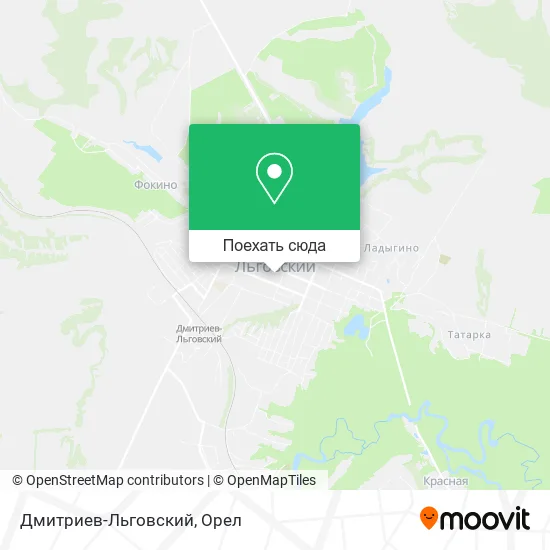 Карта Дмитриев-Льговский
