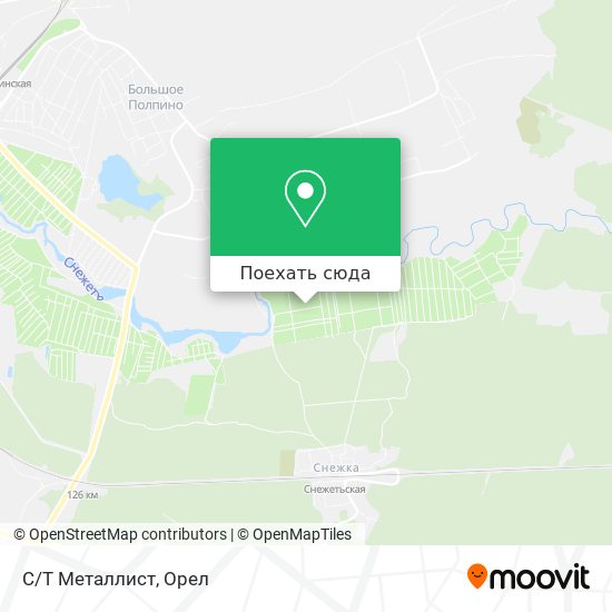 Карта C/Т Металлист