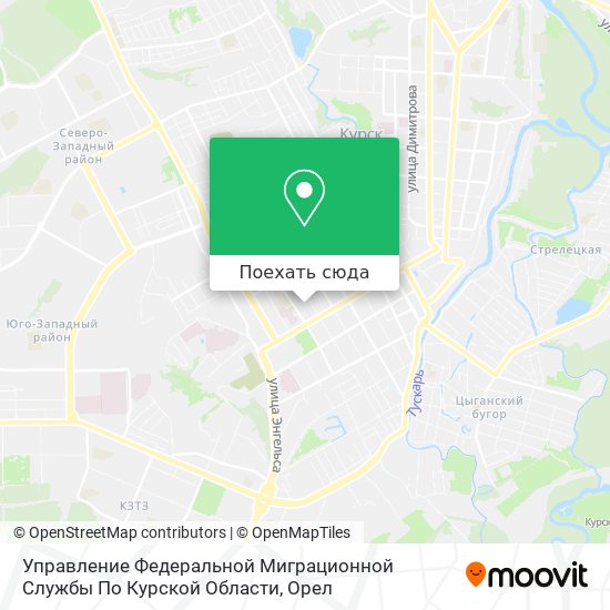 Карта Управление Федеральной Миграционной Службы По Курской Области