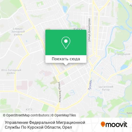 Карта Управление Федеральной Миграционной Службы По Курской Области