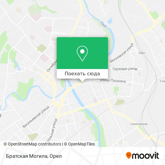 Карта Братская Могила