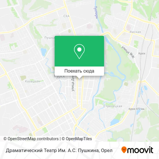Карта Драматический Театр Им. А.С. Пушкина