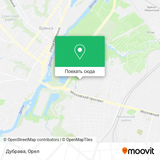 Карта Дубрава