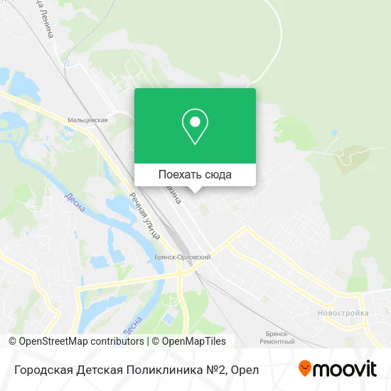 Карта Городская Детская Поликлиника №2