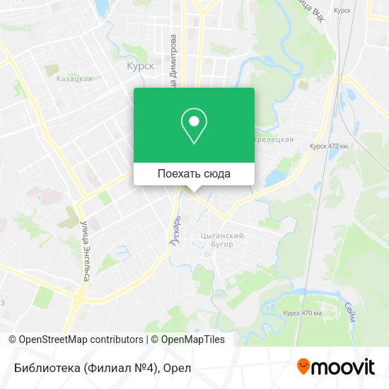 Карта Библиотека (Филиал №4)