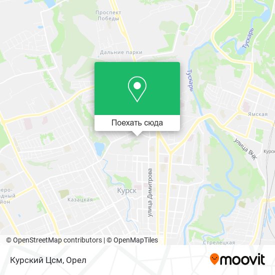 Карта Курский Цсм