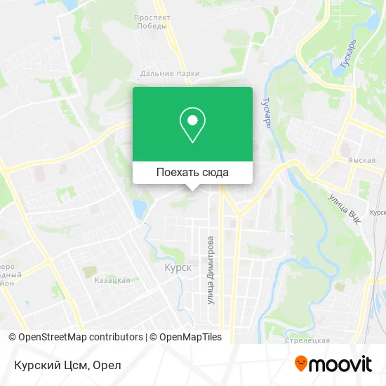 Карта Курский Цсм