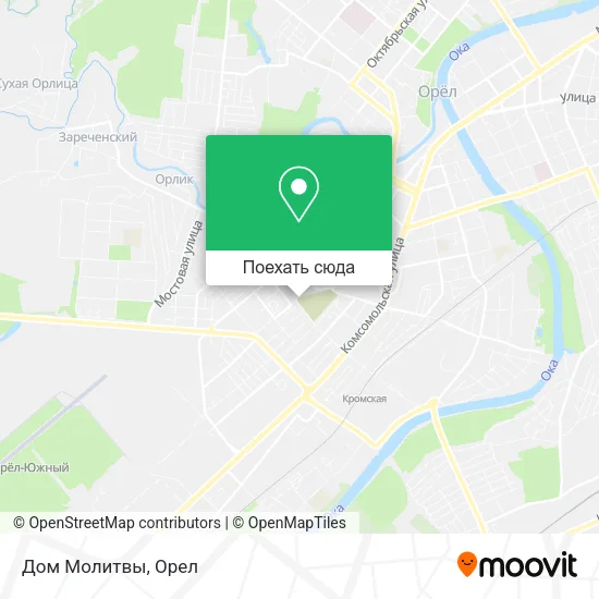 Карта Дом Молитвы
