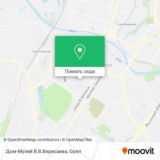 Карта Дом-Музей В.В.Вересаева