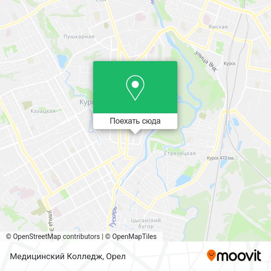 Карта Медицинский Колледж