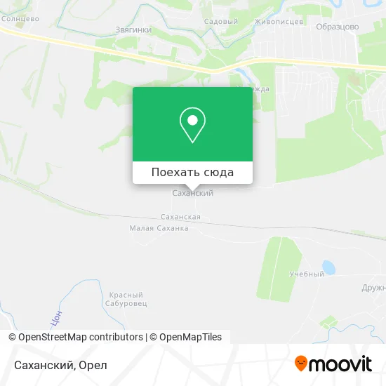 Карта Саханский