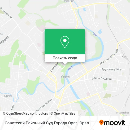 Карта Советский Районный Суд Города Орла