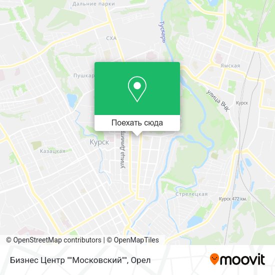 Карта Бизнес Центр ""Московский""