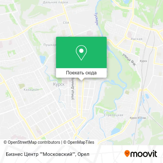 Карта Бизнес Центр ""Московский""