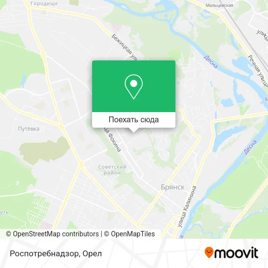 Карта Роспотребнадзор