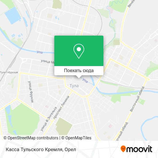 Карта Касса Тульского Кремля
