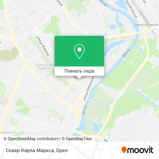 Карта Сквер Карла Маркса